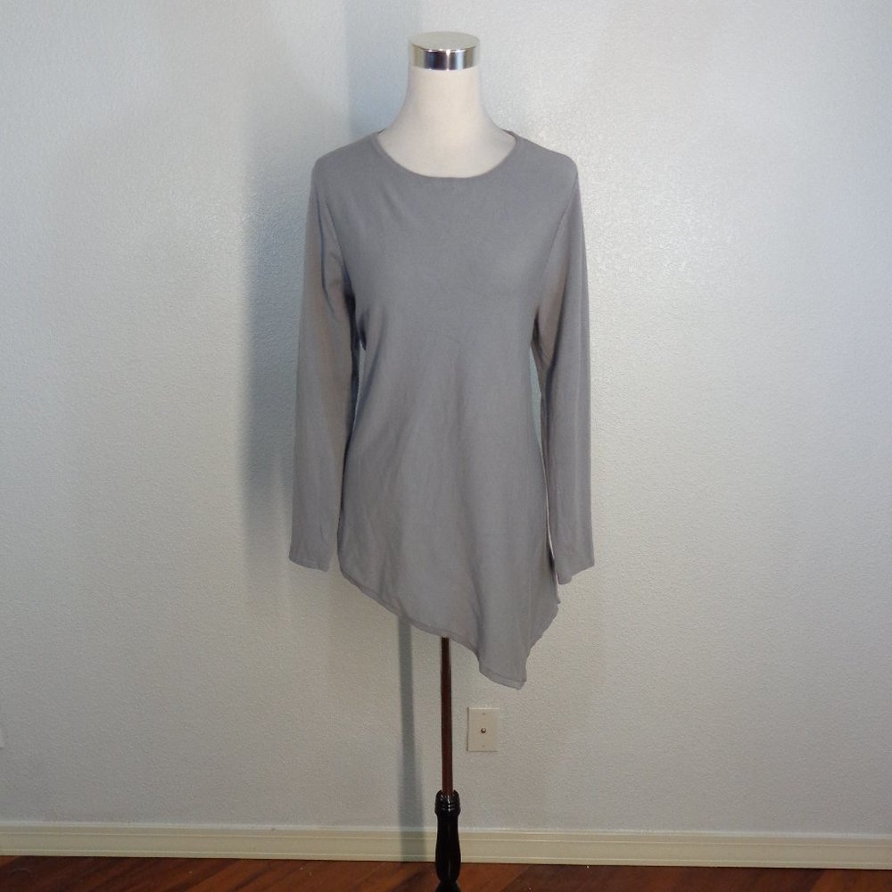 Alfani Gray Tunic Sweater sz XXL Asymmetrical Hemline